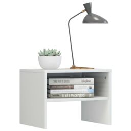 Berkfield Home Bedside Cabinets 2 pcs High Gloss White 40x30x30 cm Engineered Wood - Size: 40 x 30 x 30 cm - thumbnail 3