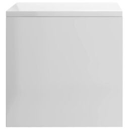 Berkfield Home Bedside Cabinets 2 pcs High Gloss White 40x30x30 cm Engineered Wood - Size: 40 x 30 x 30 cm - thumbnail 6