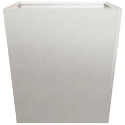 Berkfield Home Garden Planters 50x50x50 cm 2 pcs Stainless Steel in Silver - Size: 50 x 50 x 50 cm - thumbnail 6
