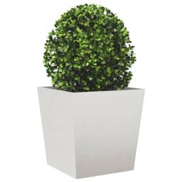 Berkfield Home Garden Planters 50x50x50 cm 2 pcs Stainless Steel in Silver - Size: 50 x 50 x 50 cm - thumbnail 4