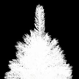 Berkfield Home Artificial Christmas Tree Lifelike Needles White 120 cm - thumbnail 3