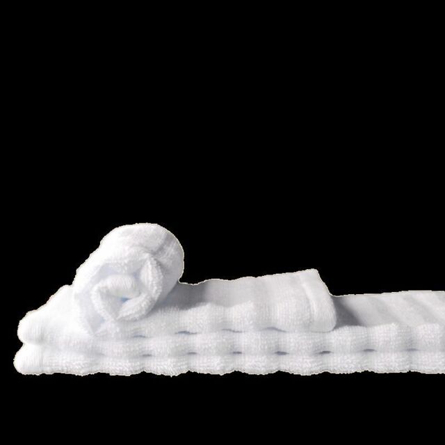 surrey down 100% Cotton Luxury Hotel Hand Towels (2 pack) in White