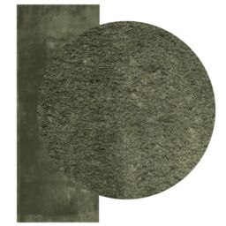 Berkfield Home Rug HUARTE Short Pile Soft & Washable Forest Green 80x200 cm - Size: Medium - thumbnail 3
