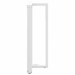 Berkfield Home Modern Bar Table Legs T-Shaped¬†2 pcs White 60x35x(110-111) cm Steel - thumbnail 5
