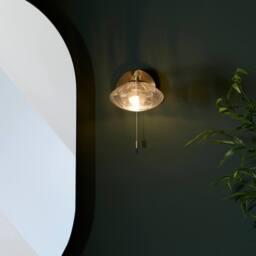 Netlighting 'ORISTANO' Non Dimmable Stylish Contemporary Bathroom Glass Wall Lamp in Yellow - thumbnail 4