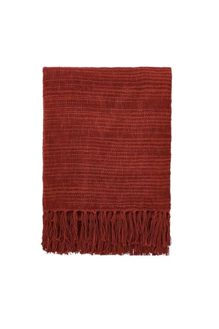 Morris & Co 'Crown Imperial' Throw 150x200cm in Red - Size: 150x200 cm - image 1