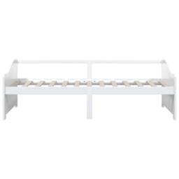 Berkfield Home 3-Seater Day Bed White Solid Pinewood 90x200 cm - thumbnail 4