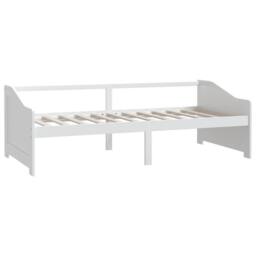 Berkfield Home 3-Seater Day Bed White Solid Pinewood 90x200 cm - thumbnail 3