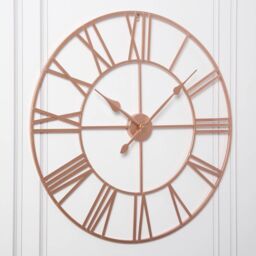 Home Garden Direct EOS - Skeleton Wall Clock with Roman Numerals - 80x80cm in Copper - Size: 80x80 cm - thumbnail 5