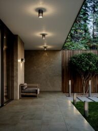 Nordlux Modern Outdoor Wall Light Black Aluminium E27 Coastal/Marine Safe - Mains Powered, IP54 - thumbnail 5