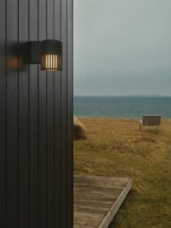 Nordlux Modern Outdoor Wall Light Black Aluminium E27 Coastal/Marine Safe - Mains Powered, IP54 - thumbnail 4
