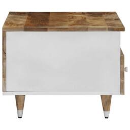 Berkfield Home Beautiful Coffee Table 80x54x40 cm Solid Wood Mango in Brown - Size: 80 x 54 x 40 cm - thumbnail 4