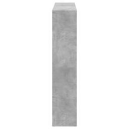 Berkfield Home Classic Book Cabinet Concrete Grey 137.5x29x137.5 cm Engineered Wood - thumbnail 6