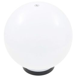 Berkfield Home LED Bowl Lamps 4 pcs Spherical 25 cm PMMA in White - thumbnail 4