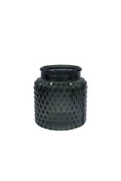 KDMD Dove Grey Glass Pickwick Jar 11cm x 10cm 6 Pack - Size: 11 cm x 10 cm - thumbnail 2