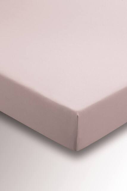 Helena Springfield 'Extra Deep Plain Dye' 180TC Fitted Sheet in Pale Pink - Size: Single Fitted - image 1