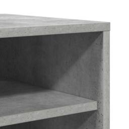 Berkfield Home Shoe Cabinet Concrete Grey 31.5x35x90 cm Engineered Wood - thumbnail 7