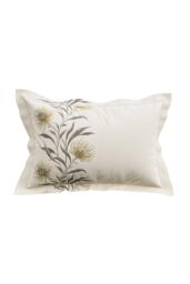 Sanderson 'Catherinae' Cotton Duvet Cover Set in Cream - Size: Super King - thumbnail 4