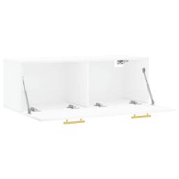 Berkfield Home Wall Cabinet White 100x36.5x35 cm Engineered Wood - thumbnail 6