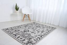 Celebrity Interiors Balletto 13NA Anthra Rug in Black - Size: 120 cm x 170 cm - thumbnail 1