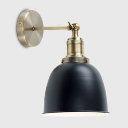 ValueLights Wilhelm Pair of Gold Indoor Wall Lights - thumbnail 3