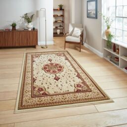 The Rug Shop UK Traditional Easy To Clean Stain-Resistant Area Rug in Ivory - Size: 200 cm x 290 cm - thumbnail 2