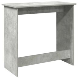 Berkfield Home Desk Concrete Grey 80x40x75 cm Engineered Wood - Size: 80 x 40 x 75 cm - thumbnail 6