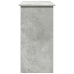 Berkfield Home Desk Concrete Grey 80x40x75 cm Engineered Wood - Size: 80 x 40 x 75 cm - thumbnail 5