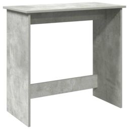 Berkfield Home Desk Concrete Grey 80x40x75 cm Engineered Wood - Size: 80 x 40 x 75 cm - thumbnail 2