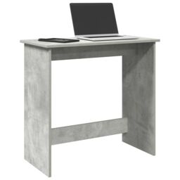 Berkfield Home Desk Concrete Grey 80x40x75 cm Engineered Wood - Size: 80 x 40 x 75 cm - thumbnail 1