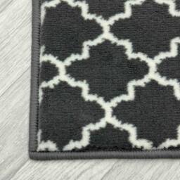 runrug Hallway Carpet Runner Rug - Soft & Comfy, 9mm -'Avanti' in Grey - Size: 60 cm x 180 cm - thumbnail 2