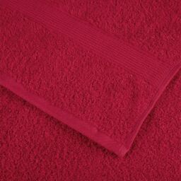 Berkfield Home Premium Sauna Towels SOLUND 10 pcs Red 80x200 cm 600 gsm - thumbnail 6