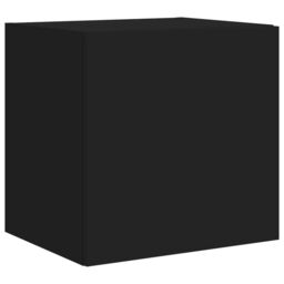 Berkfield Home TV Wall Cabinets with LED Lights 2 pcs Black 40.5x35x40 cm - thumbnail 8