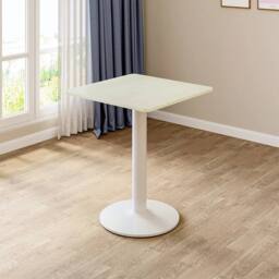 Hinsinc Beige Square Table- Coffee Breakfast Dining Table - Size: 0.6m2 - thumbnail 4
