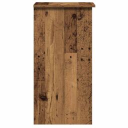 Berkfield Home Desk with Shelves Old Wood 84x40x78 cm Engineered Wood in Brown - Size: 84 x 40 x 78 cm - thumbnail 6