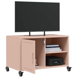 Berkfield Home TV Cabinet Pink 68x39x43.5 cm Steel - thumbnail 5