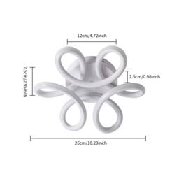 EONLION 22W LED Ceiling Light Cool White Flower Chandelier Living Room - thumbnail 2