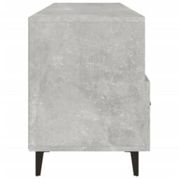 Berkfield Home TV Cabinet Concrete Grey 102x35x50 cm Engineered Wood - Size: 102 x 35 x 50 cm - thumbnail 7
