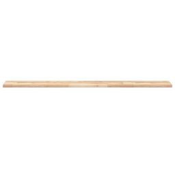 Berkfield Home Floating Shelf 120x20x2 cm Untreated Solid Wood Acacia in Brown - Size: 120 x 20 x 2 cm - thumbnail 4