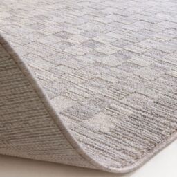 The Rug Shop UK Silver Border Modern Abstract Polyester Cotton Backing Area Rug - Size: 200 cm x 300 cm - thumbnail 3