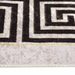 Berkfield Home Rug Washable 190x300 cm Light Beige Anti Slip - Size: 100 cm diameter - thumbnail 1