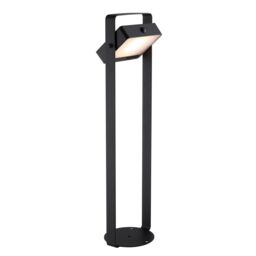 Nordlux Modern Outdoor Garden Post Black Aluminium SolarLed Light 25, 000jhrs, IP44 - thumbnail 1