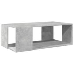 Berkfield Home Decorative Coffee Table Concrete Grey 89.5x48x30 cm Engineered Wood - thumbnail 6