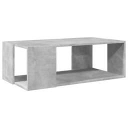 Berkfield Home Decorative Coffee Table Concrete Grey 89.5x48x30 cm Engineered Wood - thumbnail 3