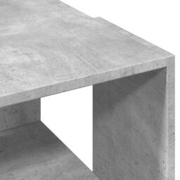 Berkfield Home Decorative Coffee Table Concrete Grey 89.5x48x30 cm Engineered Wood - thumbnail 7