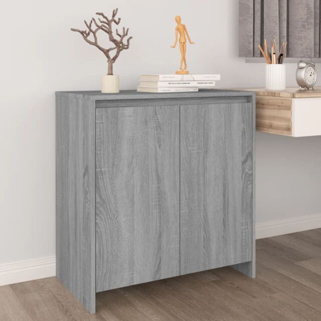 Berkfield Home Sideboard Grey Sonoma 70x41x75 cm Engineered Wood - Size: 70 x 41 x 75 cm - image 1