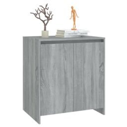 Berkfield Home Sideboard Grey Sonoma 70x41x75 cm Engineered Wood - Size: 70 x 41 x 75 cm - thumbnail 4