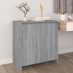 Berkfield Home Sideboard Grey Sonoma 70x41x75 cm Engineered Wood - Size: 70 x 41 x 75 cm - thumbnail 1