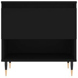 Berkfield Home Coffee Tables 2 pcs Black 50x46x50 cm Engineered Wood - Size: 50 x 46 x 50 cm - thumbnail 6