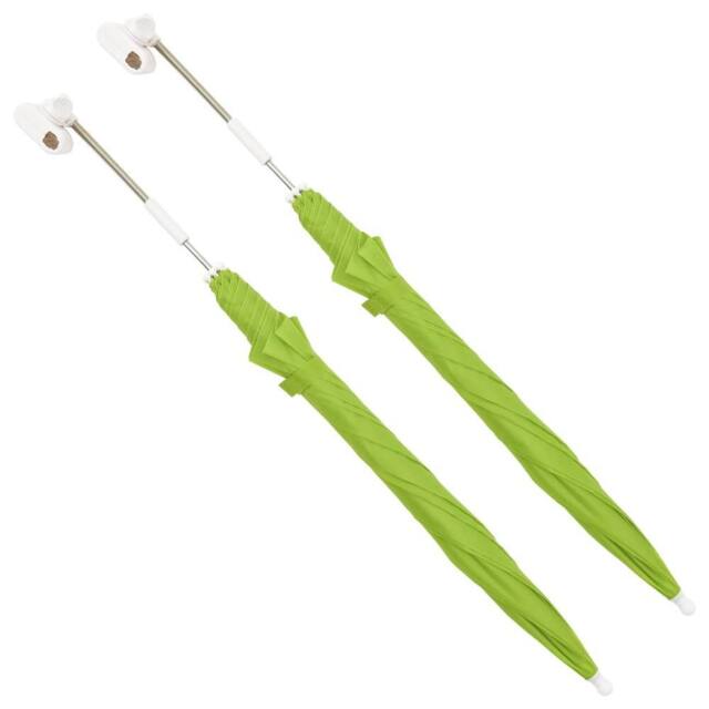 Berkfield Home Camping Chair Parasols 2 pcs Green 105 cm - image 1
